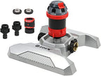 Eden 96122 6-Pattern Mobile Rotary Sprinkler Bundle with Melnor 65131AMZ Mini Oscillator Sprinkler, Waters Up to 80 ft. Diameter - Image 2