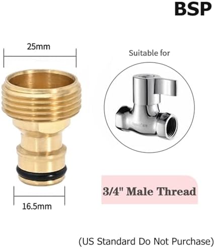 10Pcs Brass Garden Hose Quick Connector Drip Irrigation Fittings Repair Kit - Image 2