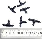 Exquisite Upgrade T Barbed for 4/7 mm Tube 3-Way Hose Splitters for Garden Drip Irrigation Hose Connector 1/4 Inch Hose 50 Pcs Durable - Image 3