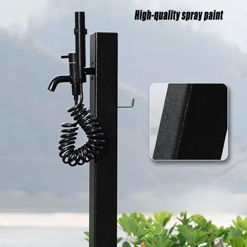 Outdoor Antifreeze Veal Garden Water Column - 25.9in Floor Mount Water Dispenser Hydrant Tap with Faucet & Spray Gun for Efficient Irrigation System - Image 3