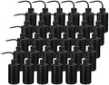 PATIKIL 250ml 8oz Succulent Eyelash Tattoo Wash Bottle, 30 Pcs Plastic Watering Squeeze Bottle Rinse Bottle for Plant Eyelash Extensions Irrigation Lab Gap Cleaning, Black by PATIKIL