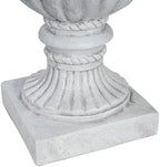 Urn Planter for Outdoor Garden, 26 Inch, Antique White - Image 5