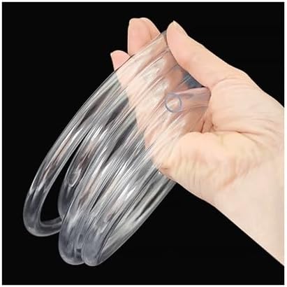 1m PVC Soft Hose, Water Pump Tube Odorless Plastic Transparent Hoses(19x24mm) by Unknown