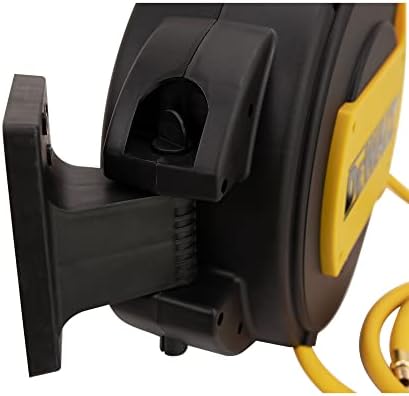 DEWALT Enclosed Hybrid Polymer 3/8 in. x 50 in. Hose Reel with 1/4 in. NPT Fitting DXCM024-0434 - Image 5