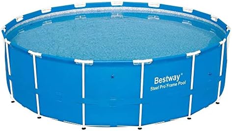 Bestway 15 Foot x 48 Inch Durable Steel Pro Frame Above Ground Pool with Repair Patch Kit and FlowClear 1000 GPH Cartridge Filter Pump - Image 3