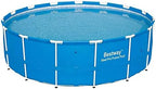Bestway 15 Foot x 48 Inch Durable Steel Pro Frame Above Ground Pool with Repair Patch Kit and FlowClear 1000 GPH Cartridge Filter Pump - Image 3