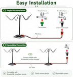 Custom Length Leak-Resistant Garden Irrigation Watering System - Efficient, Durable, Adjustable Drip Irrigation for Optimal Plant Growth and Water Conservation - Image 7