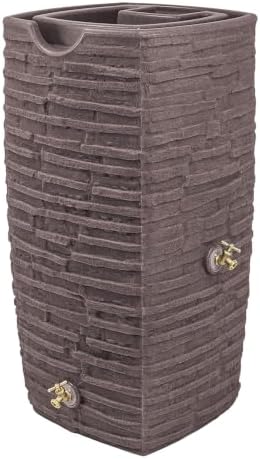 Good Ideas Impressions Riverwalk Rain Water Collection Barrel, 50 Gallon by GoodIdeas