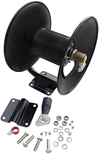 New Stens Hose Reel 758-740 4000 PSI Max 3/8 Inlet, Black by Stens