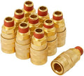 SUNGATOR Brass 1/4" Male Air Hose fitting, 10-Pack MNTP Industrial Coupler by SUNGATOR