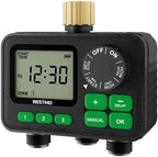 RESTMO Sprinkler Timer 3 Zone, Digital Water Timer for Garden Hose by Restmo