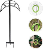 Freestanding Garden Hose Holder Stand, Iron Rack for Outdoor Use - Image 7
