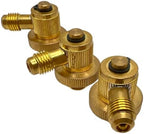 Arbiter Backflow Quick Connect Test Fittings (Brass, 1/4" Swivel (Set of 3)) - Image 2