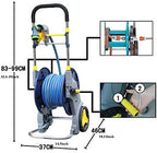 Garden Hose Holder Hose cart with up to 50m/164Feet Capacity for 1/2inch Hose, Particularly Stable, with a Comfortable Hose Guide in a Robust Frame Hose Reel Cart - Image 2