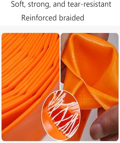 Garden Hose, Flexible PVC Water Hose for Outdoor Lawn Watering, Lightweight Tubing for Patio and Garden Irrigation, Durable and Easy to Use, 50 Feet - Image 3