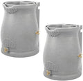 Good Ideas Rain Wizard Urn Shaped Water Collection Barrel 50 Gallon, 2 Pack by GoodIdeas