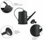 2L Plastic Watering Can with Long Spout & Detachable Rose Head, Lightweight Indoor Plant Waterer for Precise Root Irrigation - Image 6