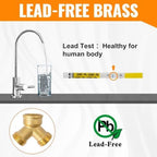 3/4 Inch GHT Y Valve 2 Way Brass Garden Hose Splitter Heavy Duty 3/4'' GHT Garden Hose Bib Splitters Brass Y Valves with Extra 4 Rubber Washers 1 Sealing Tape (2-Pack) - Image 3