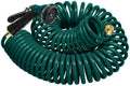 Coil Hose 50FT EVA Coil Garden Hose With 3/4'' Brass Connector by Garden