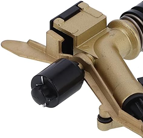 Impact Sprinkler, 360 Degree Rotating Adjustable Angle DN25 Female Thread Agricultural Irrigation Sprinkler with 4 Nozzles Set for Lawn Garden Farm Irrigation - Image 3