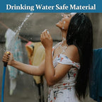 Garden Hose 75 ft, Made of TPE (BetterThan PVC/Hybrid Polymer), Lightweight yet Durable Water Hose with Ergonomic Grip, Drinking Water Safe Material, All-Weather, 3/4" GHT Fittings - Image 7