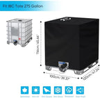 NEVERLAND IBC Tote Cover 275 Gallon 420D Waterproof Water Tank Cover - Image 2