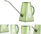 Plastic Watering Can Indoor Plants: 1.4L Long Spout Small Watering Can for House Plant Garden Flower Indoor or Outdoor Plants Watering (Green) - Image 5
