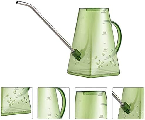 Plastic Watering Can Indoor Plants: 1.4L Long Spout Small Watering Can for House Plant Garden Flower Indoor or Outdoor Plants Watering (Green) - Image 5