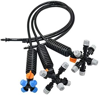 Hanging Cross Mist Nozzle Anti Drip Greenhouse Cooling Irrigation 10 Set by Unknown