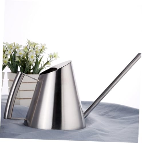 Mipcase Stainless Steel Indoor Watering Can Ergonomic Long Spout Design for Easy Plant Care Capacity Durable Metal Watering Pot for Indoor and Outdoor Use - Image 7