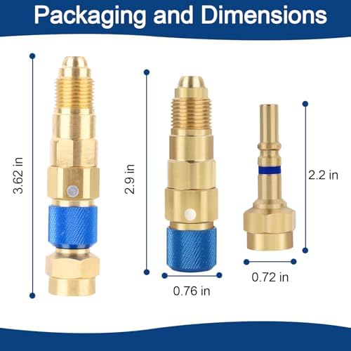 QDB33 Argon Hose Quick Connect Fittings Set, Argon Inert Gas Quick Connect - Image 4