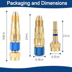 QDB33 Argon Hose Quick Connect Fittings Set, Argon Inert Gas Quick Connect - Image 4