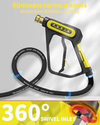 POHIR 5000PSI Pressure Washer Gun with 40'' Wand Extension 5 Nozzle Tips - Image 4