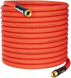 SPECILITE 5/8" x 125FT Hot/Cold Rubber Garden Water Hose, -50℉-190℉, Red by SPECILITE