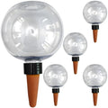 5 Self-Watering Globes For Plants, 500Ml Capacity With Ceramic Base, Automatic Slow Release For Easy Plant Care, Indoor & Outdoor Use by Unknown