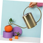 Stainless Steel Watering Kettle 2000ml Golden for Gardening Home - Image 3