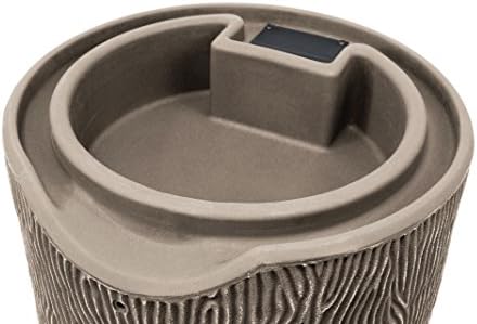 Good Ideas IMP-C50-KHA Impressions Bark Rain Saver, 50-Gallon, Khaki - Image 2