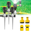 360° Rotation Auto Irrigation System Garden Lawn Sprinkler Patio,Garden Lawn Sprinkler System,Garden Sprinkler Lawn Sprinkler for Outdoor Grass Garden Yard Lawns,Coverage Diameter 65ft (3pcs) by XLATD