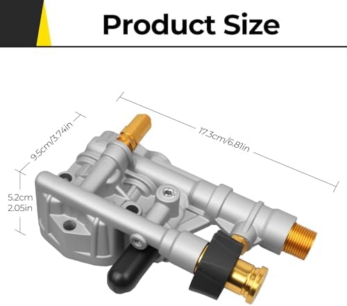 Pressure Washer Pump Manifold Compatible with Simpson Cleaning Manifold for 510020 and 520006 Axial Cam Pressure Washer Pumps Replace OE: 7108366 - Image 5