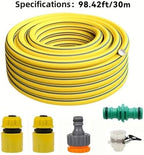 10/20/30m Heavy-Duty Rubber Garden Hose - Scratch & Wear Resistant, Leak-Proof, All-Season for Home, Balcony & Car Washing(30m) - Image 2