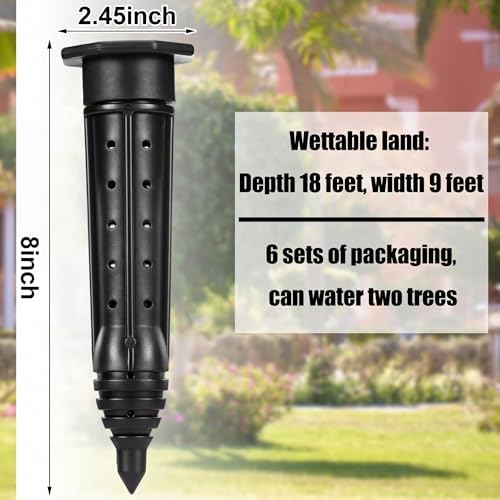 Briwooody 15 Pack Garden Watering Stake Deep Root Irrigation Spike, 8 Inch - Image 2