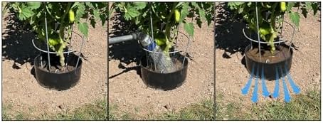 5 Pack Plant Rings for Outdoor Plants – Interlocking Planting Grow Rings | Garden Rings for Plants Support and Soil Moisture Retention – Grow Rings for Plants | Made in USA - Image 4