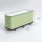 Patio Flower Plant Planter Box, Vegetables Planting Container, for Vegetable Planter Grops Garden Outdoor Patio(H55CM,42.5x127.5cm) - Image 2