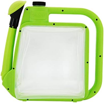 Centurion 1407 Foldable Clear Plastic Watering Can,1½ Gal with Rotating Nozzle, Long Stem Spout, Compact Ergonomic Design with Sprinkler & Pouring System Ideal for Indoor/Outdoor Lawn & Garden - Lime by CENTURION