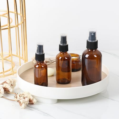 STARSIDE 24-Pack 4oz Amber Glass Spray Bottles with Fine Mist Sprayer - Image 7