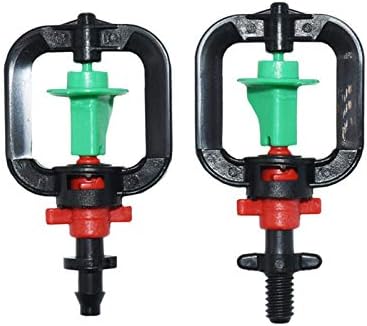 Garden Lawn Sprinkler Irrigation System Microjet Greenhouse Hanging Rotating Micro Nozzle with Barbed 1/4(1 I 4 Barbed) - Image 5