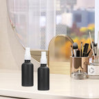 PATIKIL 2oz Glass Spray Bottles, 24pcs Leak Proof Empty Water Fine Mist Sprayer Refillable Containers for Cleaning Solutions Plants Hair, Black White - Image 5
