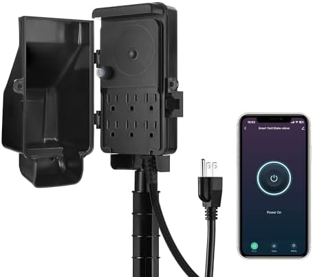 DEWENWILS WiFi Smart Yard Stake Timer Plug, Outdoor Power Stake Timer by DEWENWILS