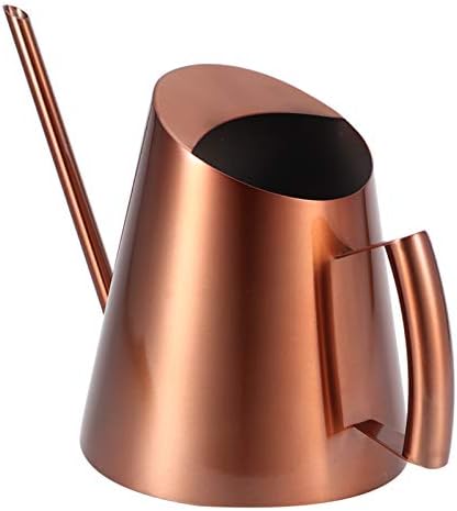Watering Can Stainless Steel Metal Watering Kettle, Long Spout 400ml 900ml 1500ml Bronze Water Can for Indoor Outdoor Plants Bonsai s Office Garden (Large) - Image 7