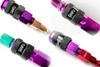 SANFU Air Hose Fittings, Aluminum AMT Universal Air Coupler and I/M Industrial Type Air Plug Kit, 1/4 Inch Threads Size, 1/4 Inch Body Size, 29 Pieces Air Compressor Accessories Fittings Kit(Purple) - Image 6